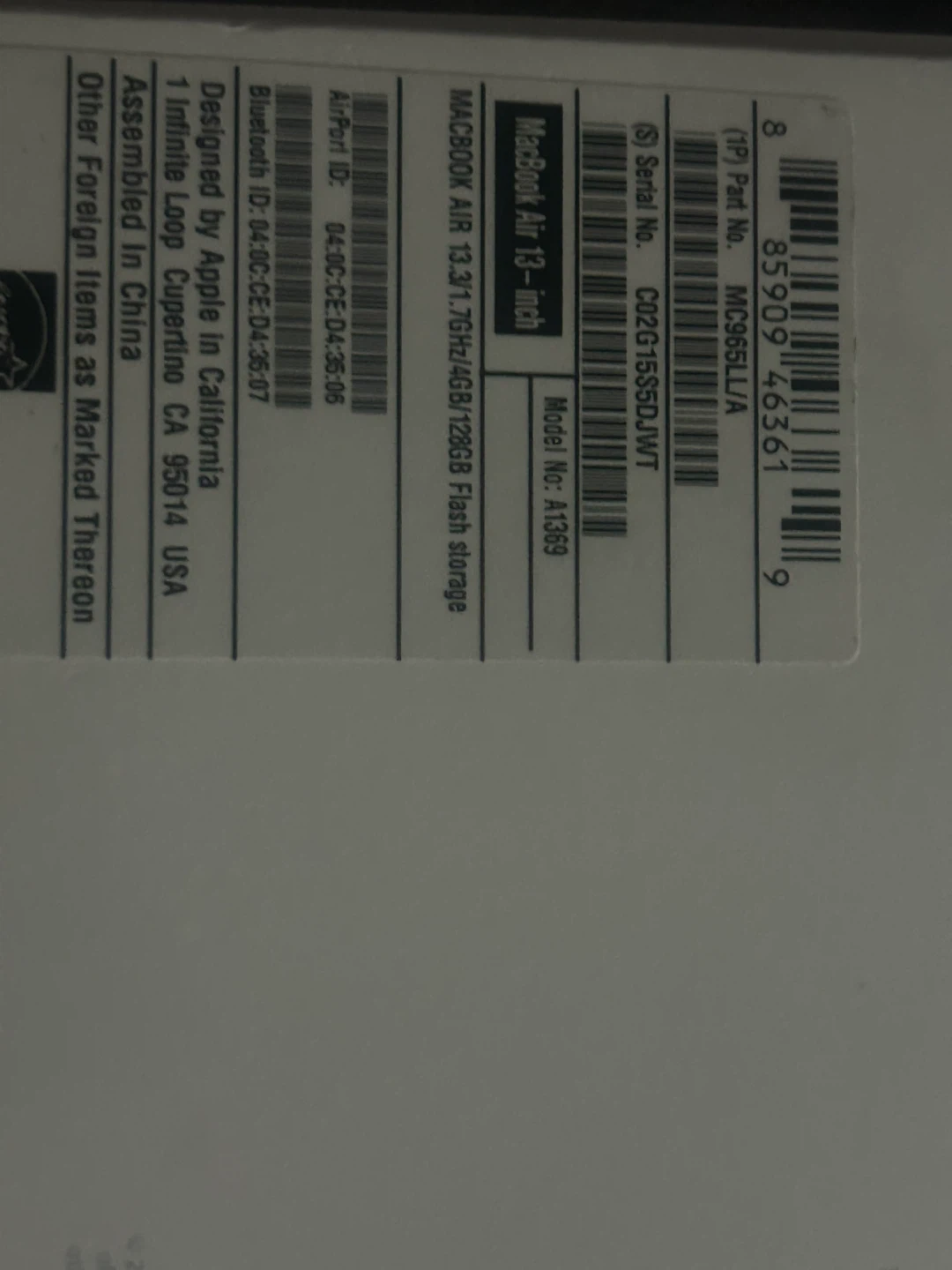 Apple MacBook Air 13.3" Laptop - photo 3