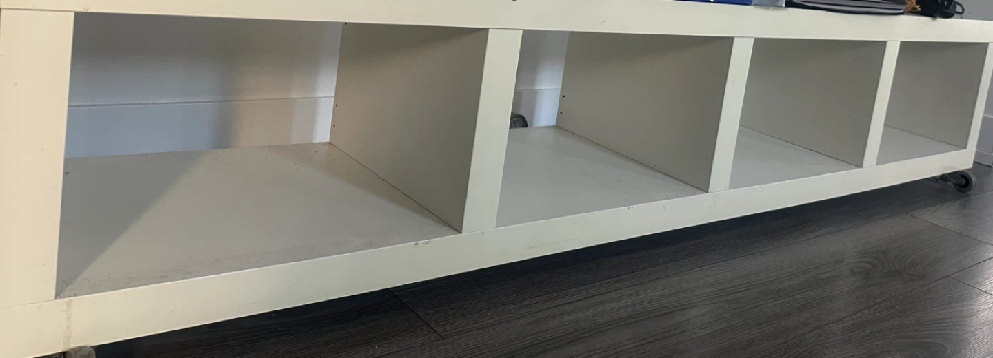 White Cube Storage Unit/ Tv stand