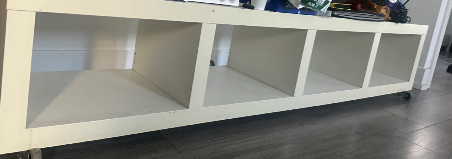 White Cube Storage Unit/ Tv stand - photo 2