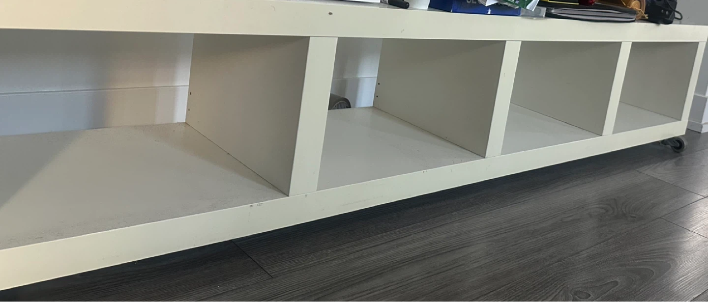 White Cube Storage Unit/ Tv stand - photo 3