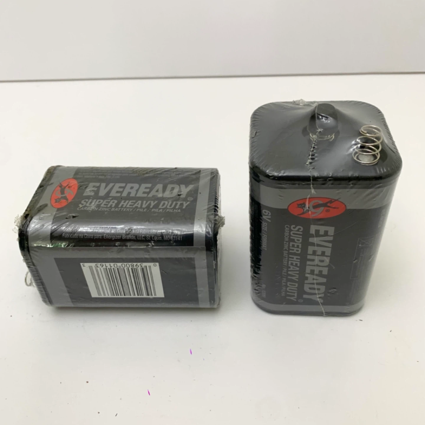 6V Batteries Carbon Zinc Batteries Heavy Duty Batteries 2 Pack