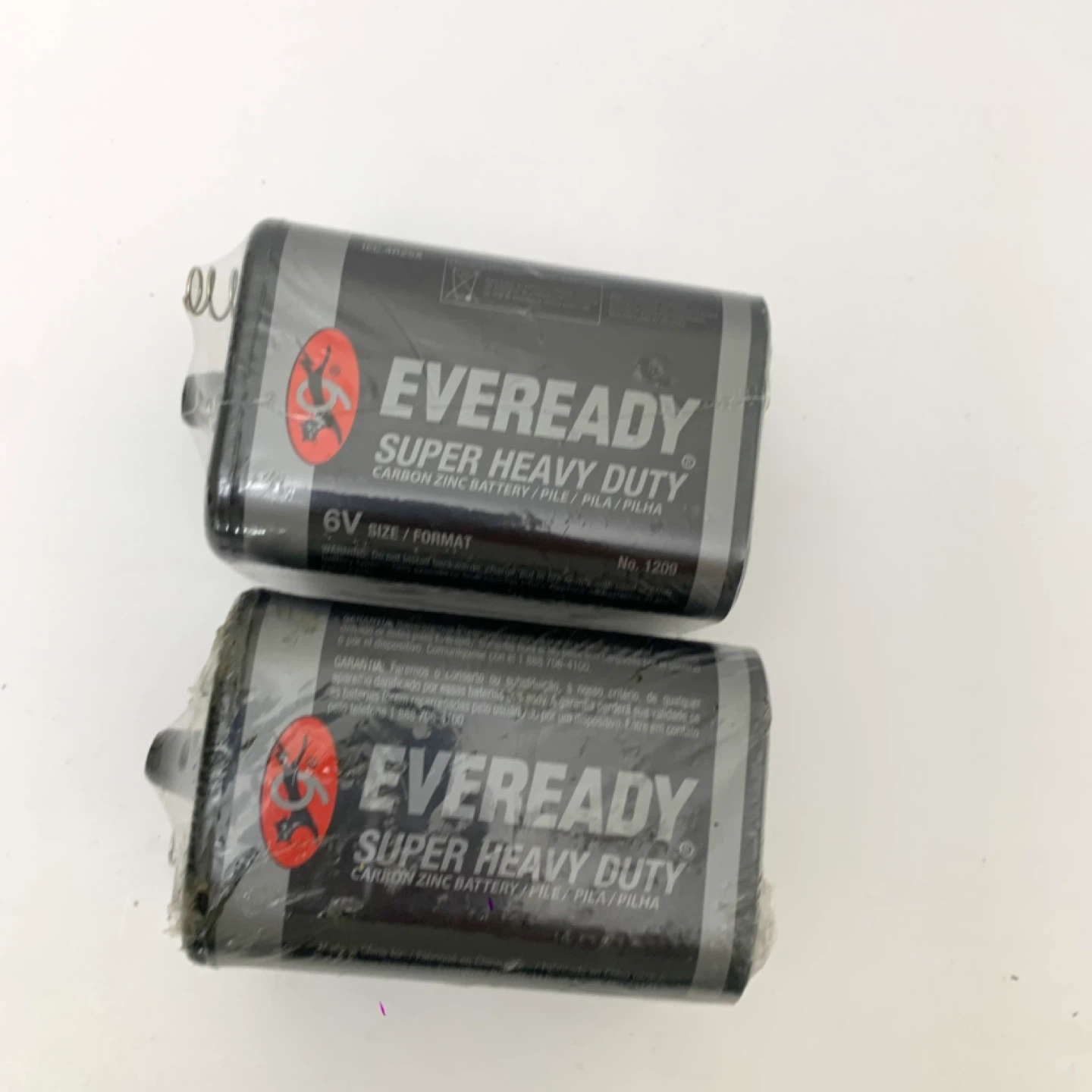 6V Batteries Carbon Zinc Batteries Heavy Duty Batteries 2 Pack - photo 5