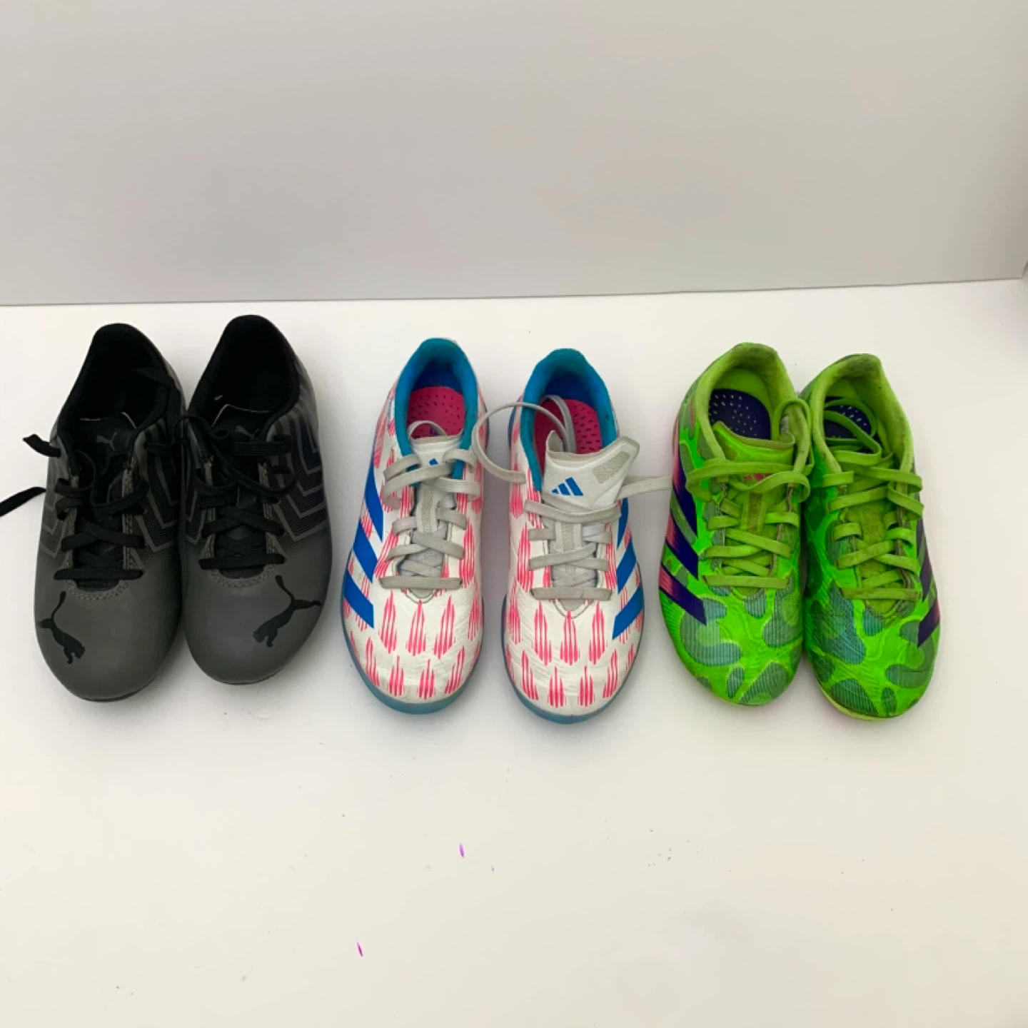 Kids Soccer Cleats Youth Soccer Shoes Indoor Outdoor Size 13K