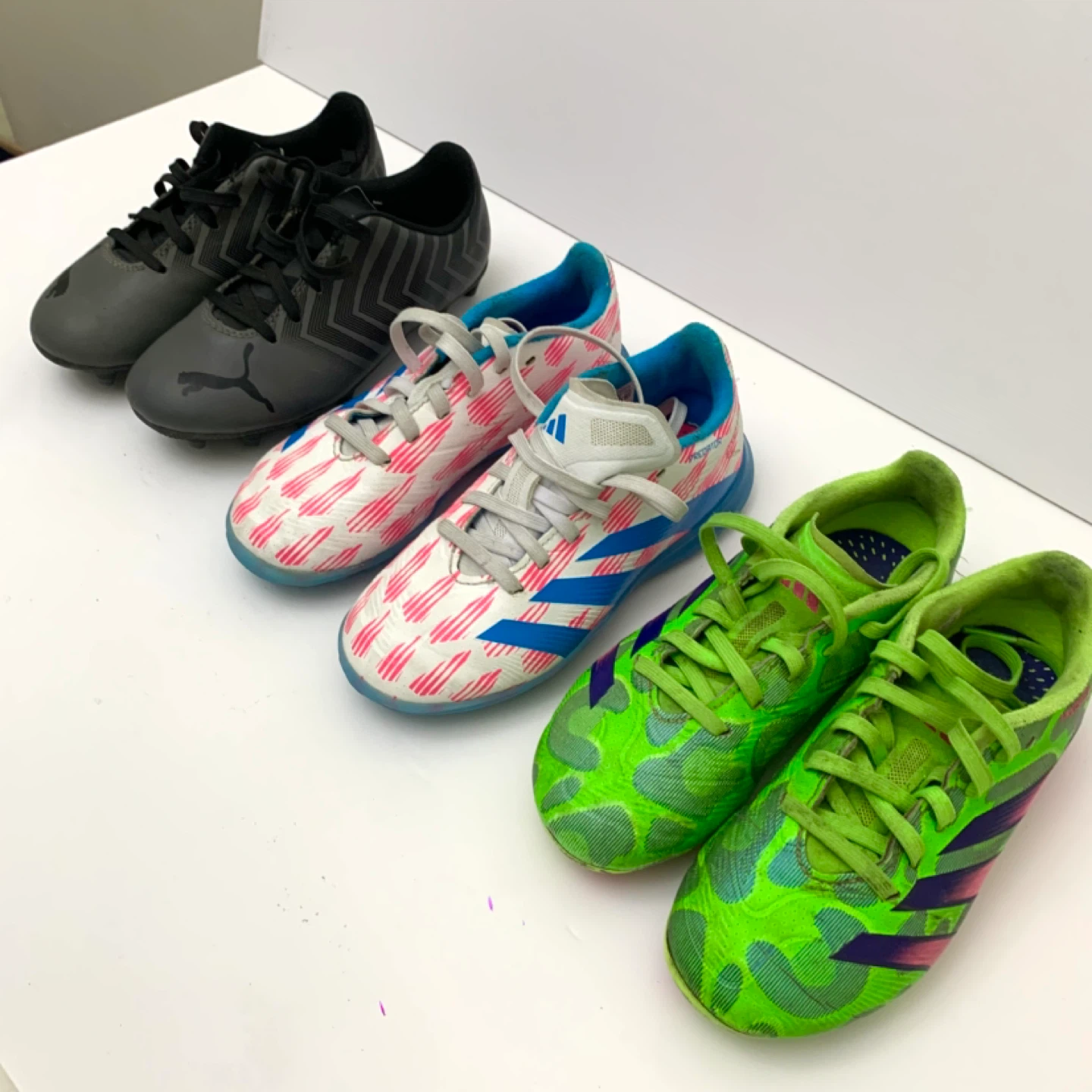 Kids Soccer Cleats Youth Soccer Shoes Indoor Outdoor Size 13K - photo 5