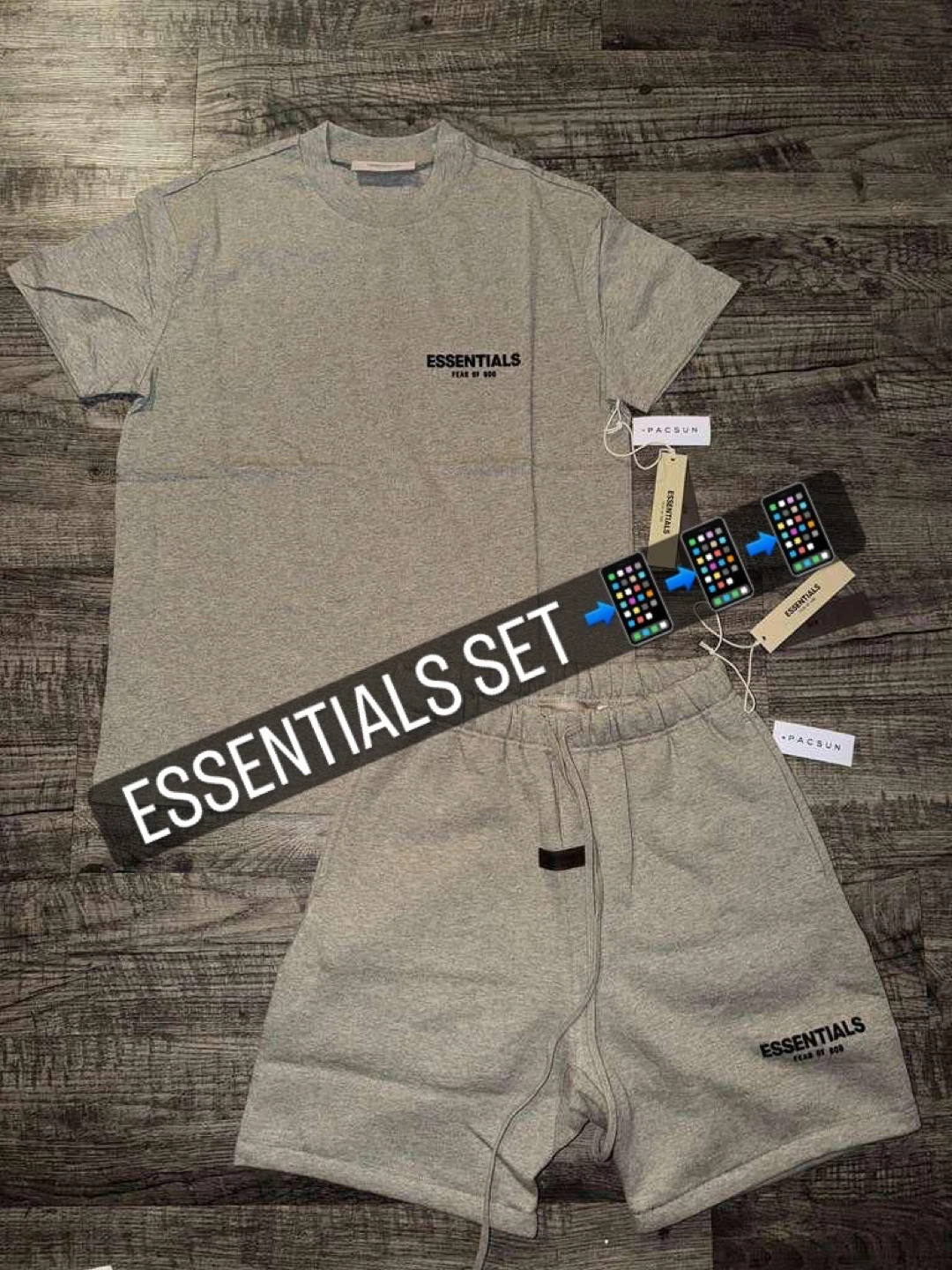 Essentials Fear of God T-Shirt and Shorts Set
