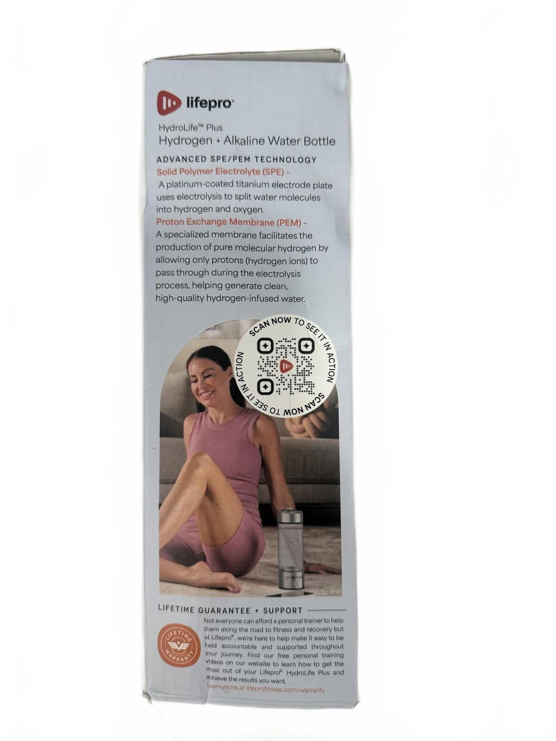 LifePro HydroLife Plus Hydrogen Alkaline Water Bottle 420ml NIB - photo 3