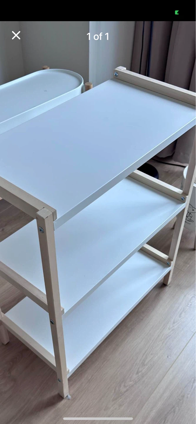 2 IKEA EKENABBEN Open Shelf Unit - Aspen/White - photo 2