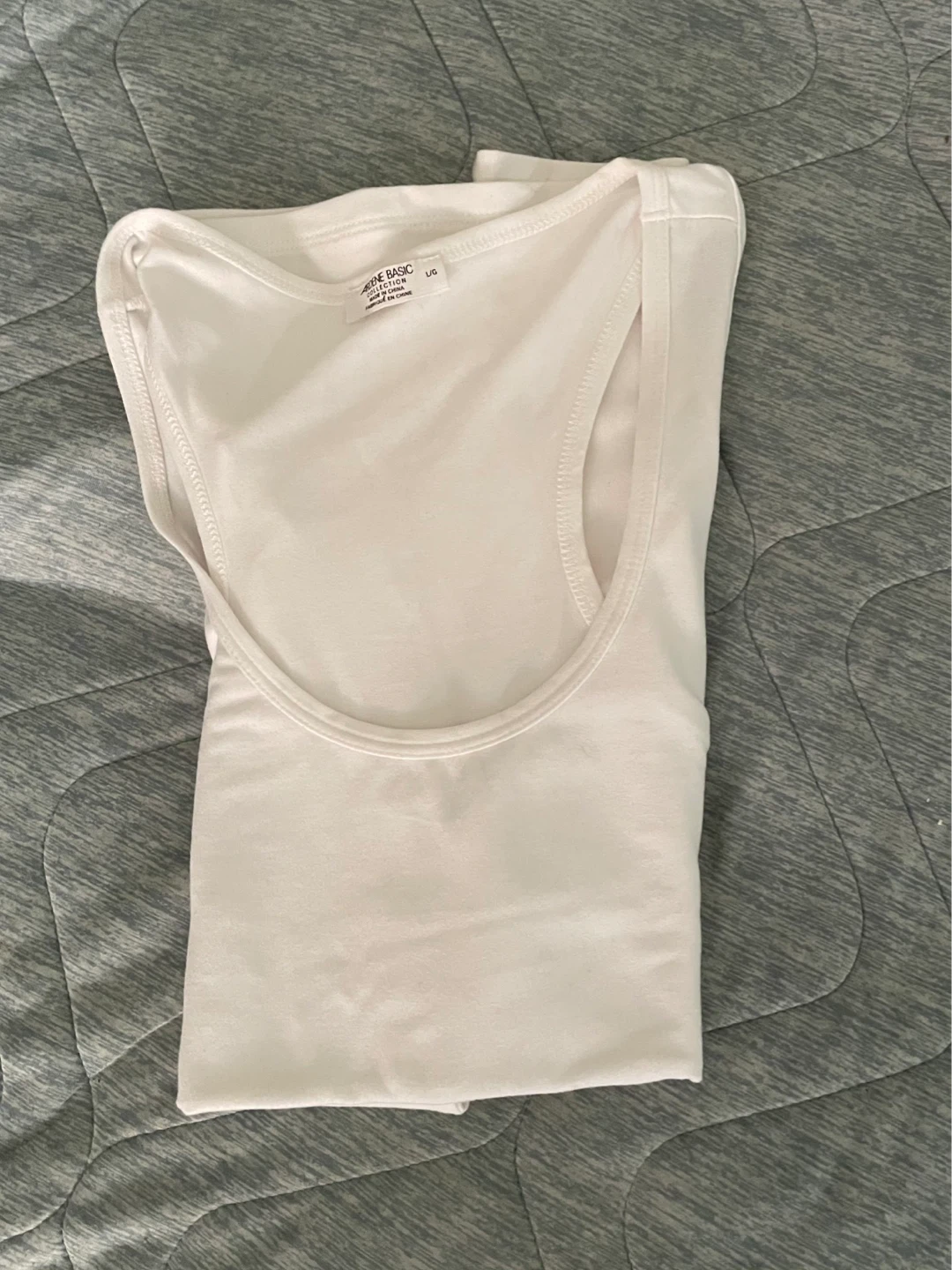 Basic White Tank Top - photo 2