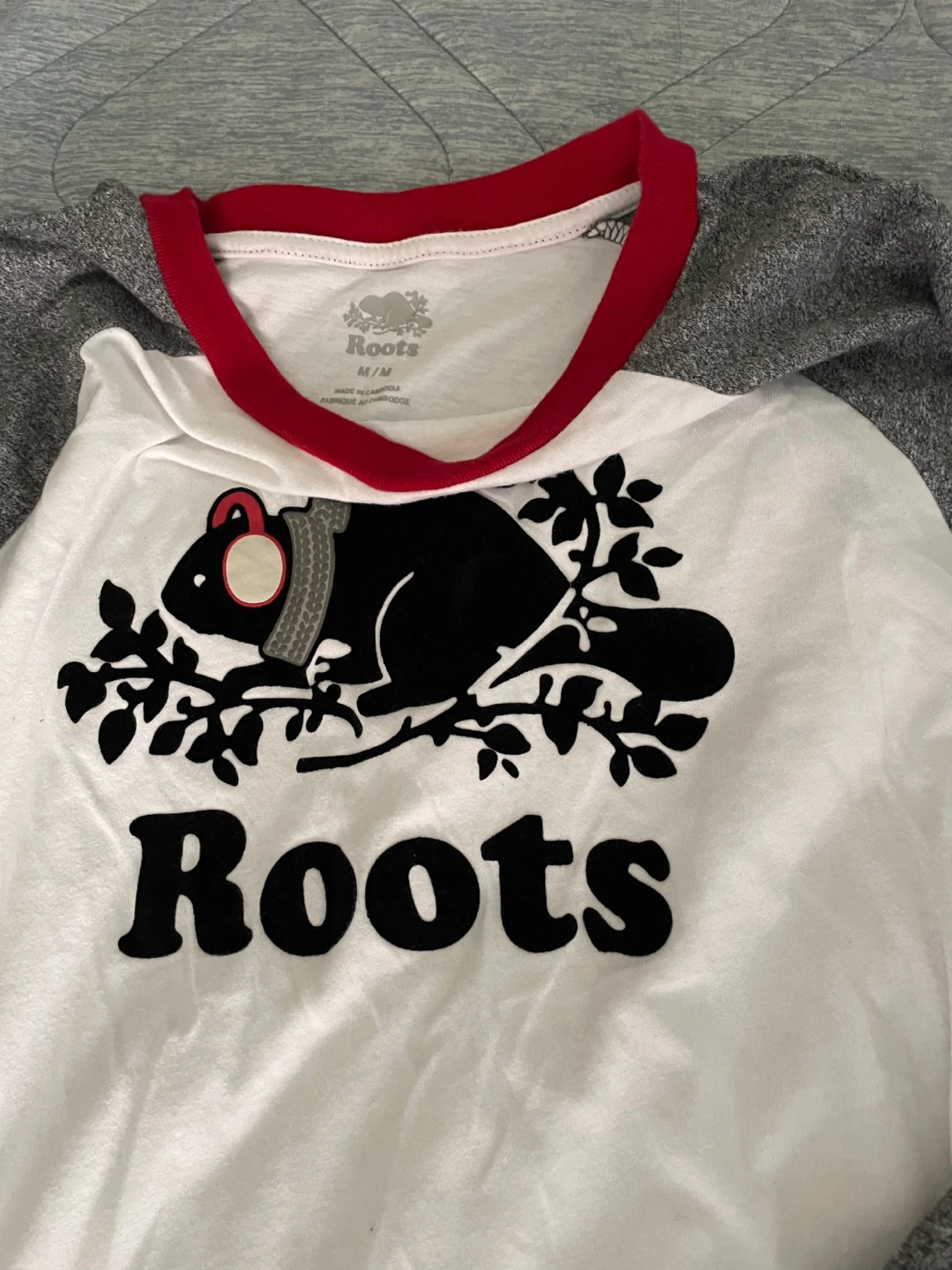 Roots Beaver Graphic Long Sleeve Baseball Shirt - photo 4