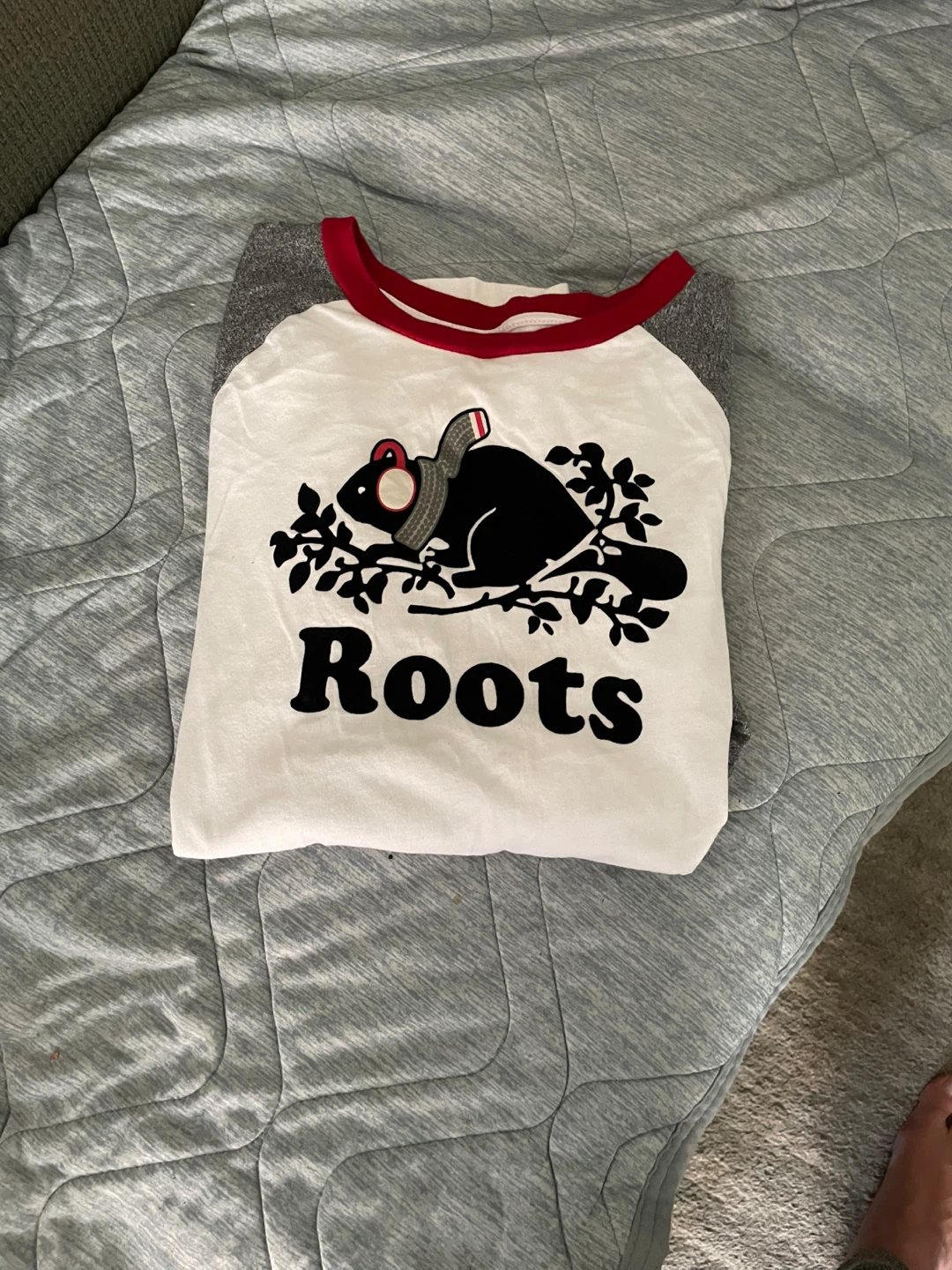 Roots Beaver Graphic Long Sleeve Baseball Shirt - photo 3