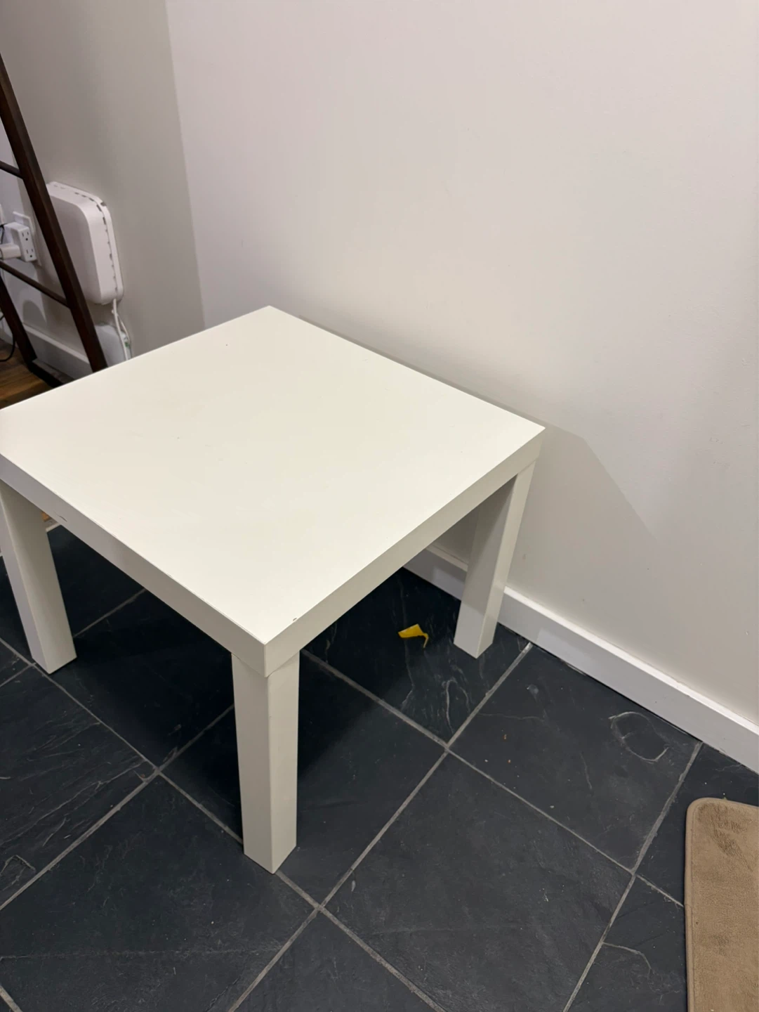 White Square Side Table - photo 2