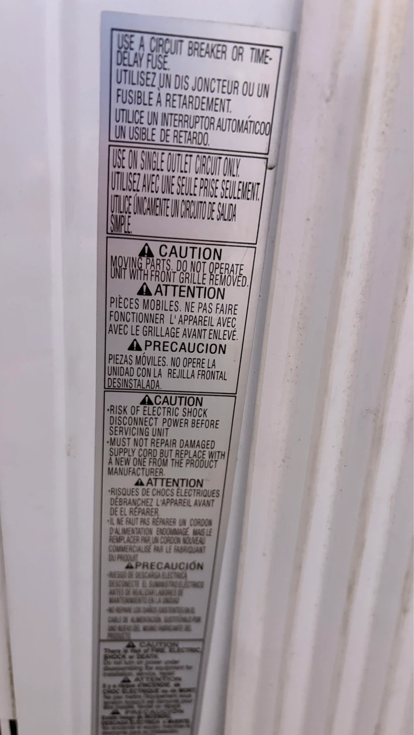 Friedrich Room Air Conditioner 6000BTU - photo 3