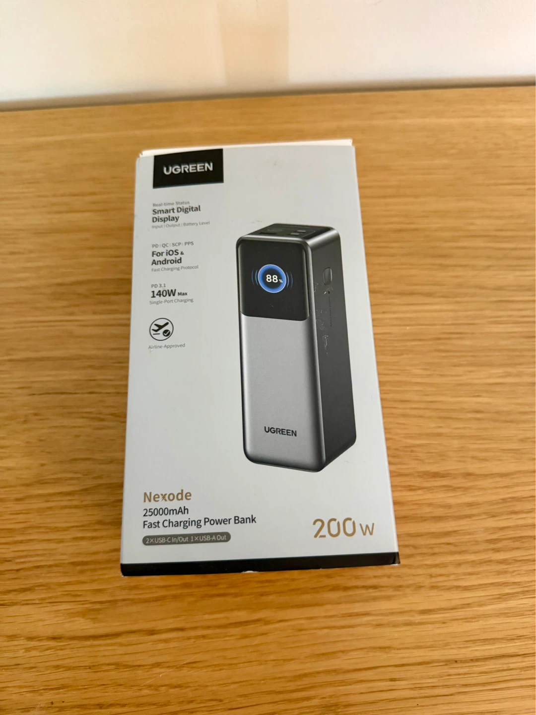 UGREEN Nexode 25000mAh Fast Charging Power Bank 200W
