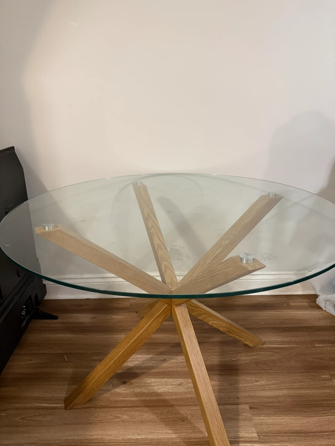 2 Glass Dining Tables with 8 Chairs – Excellent Condition - photo 3