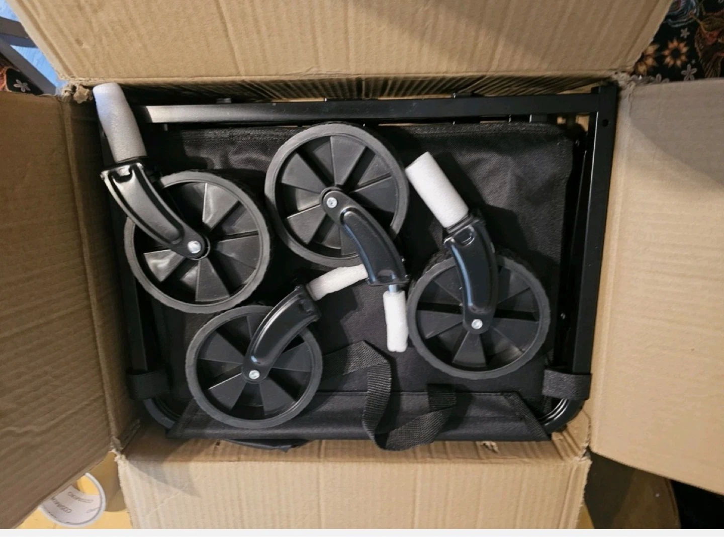 Black Foldable Wagon - Small