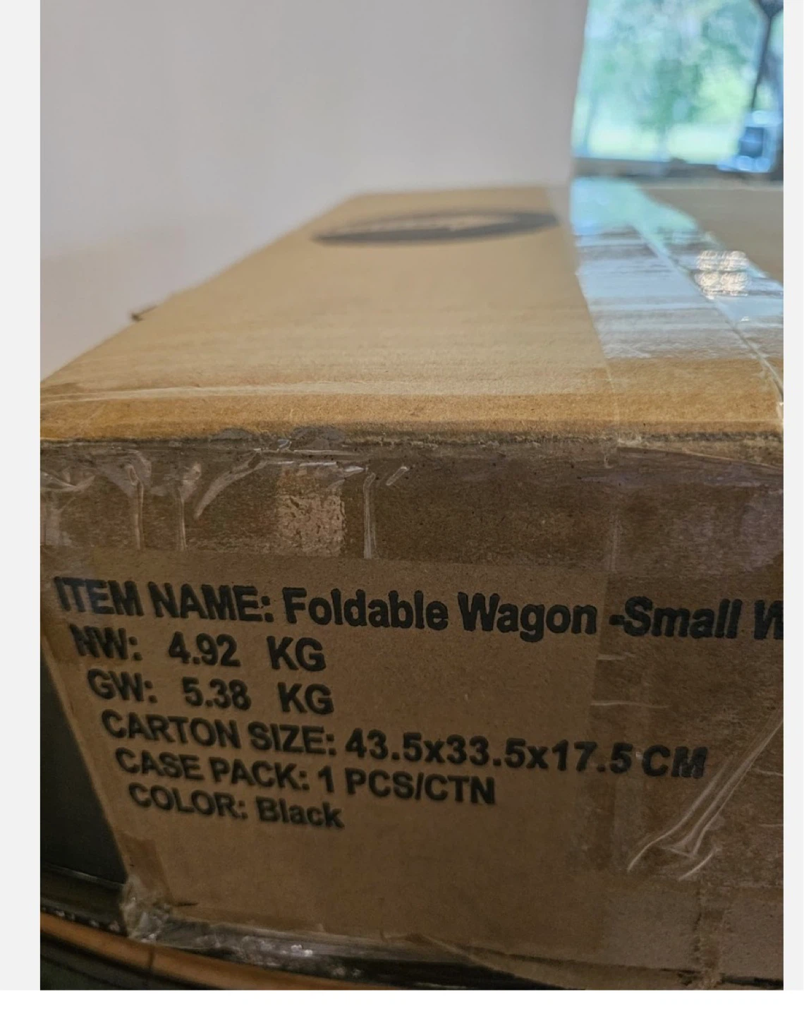 Black Foldable Wagon - Small - photo 2