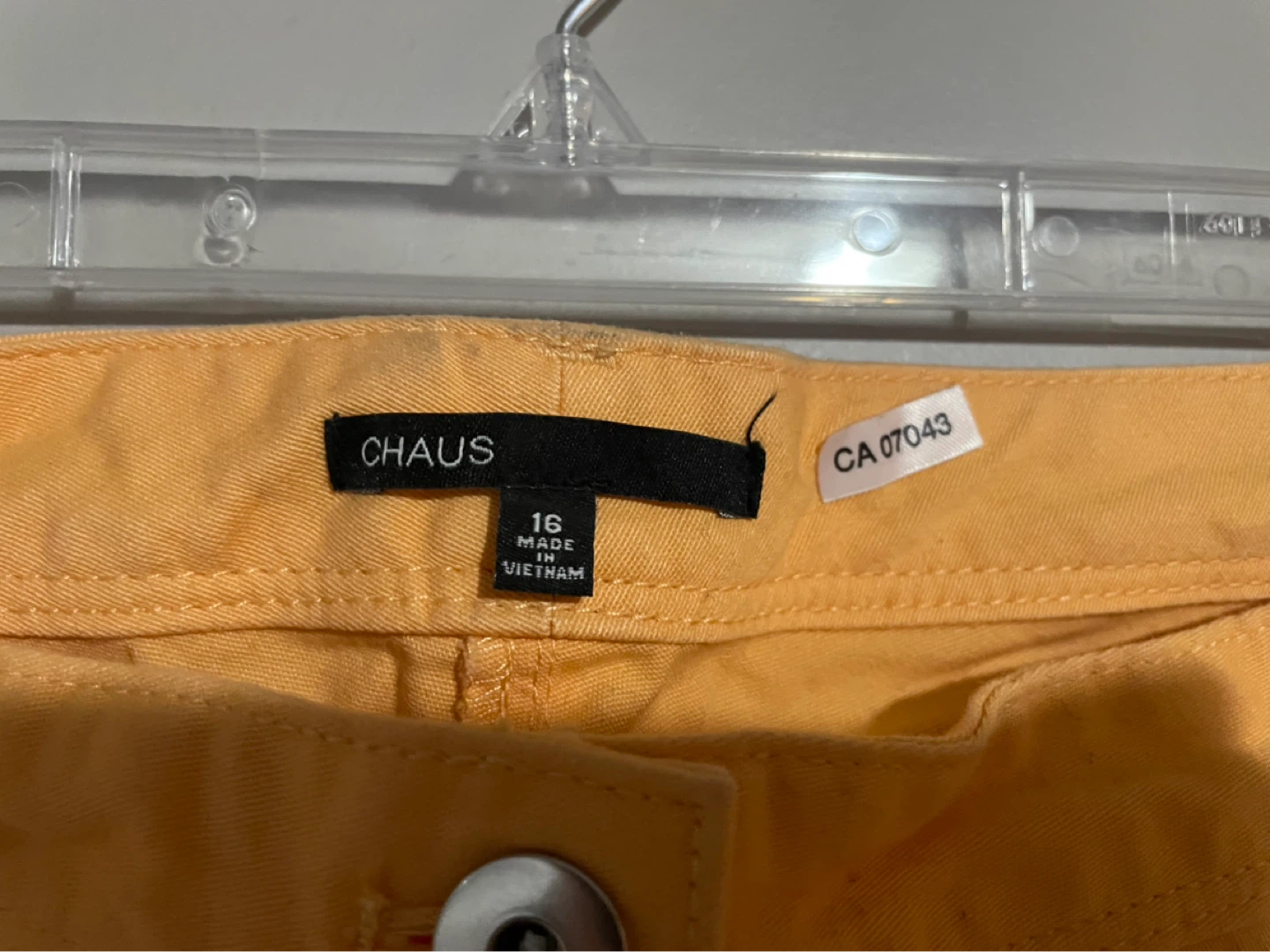 CHAUS Women's Orange Apricot Capri Pants Size 16 - photo 2