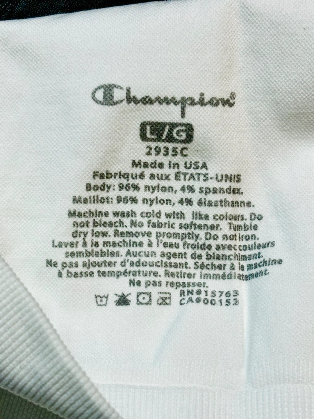 New Champion White Sports Bra - photo 3