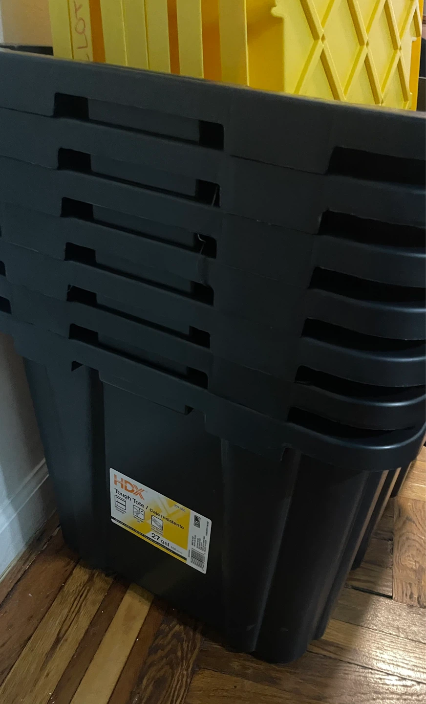 7 HDX Tough Tote Storage Bin with Lids - 27 Gallon - photo 3