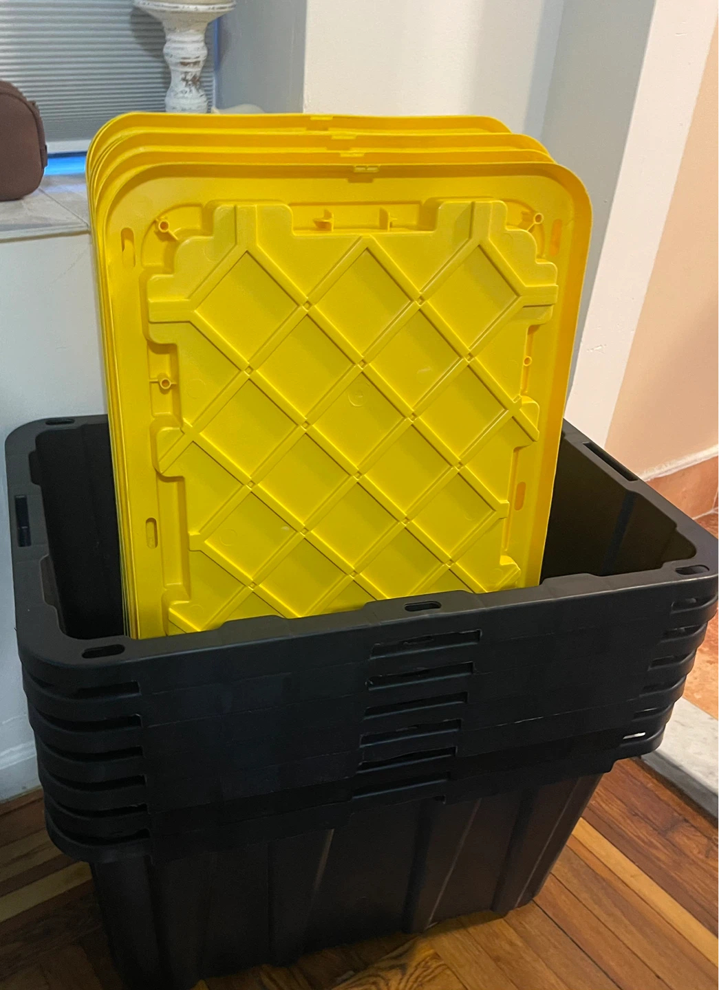 7 HDX Tough Tote Storage Bin with Lids - 27 Gallon - photo 4