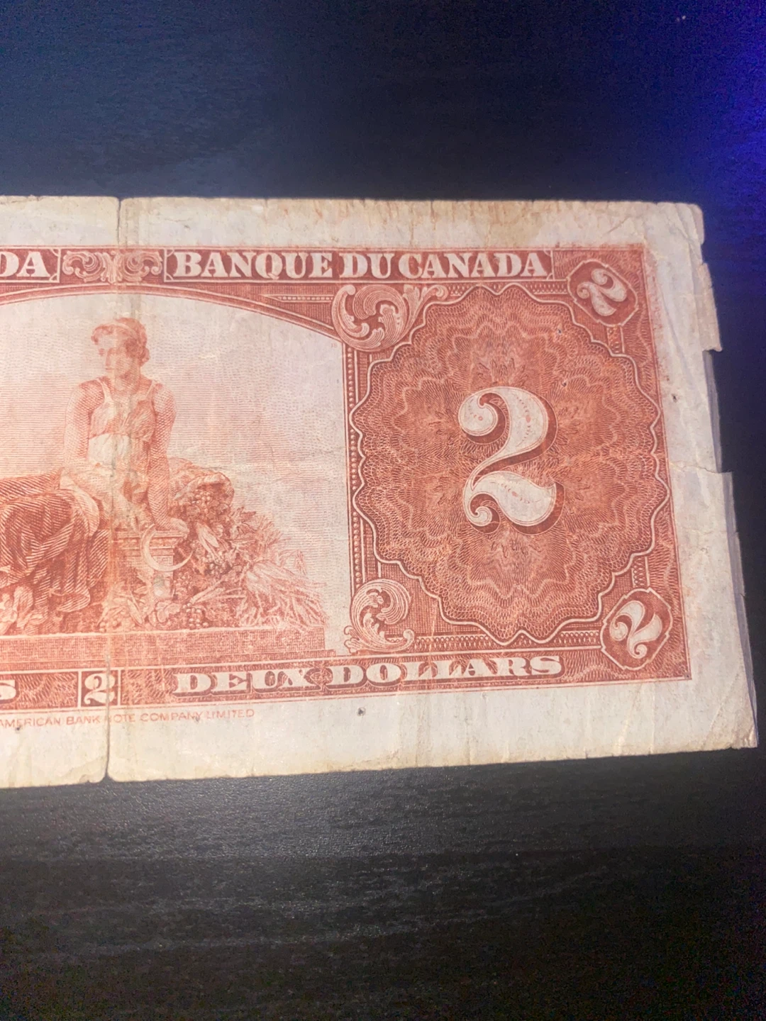 1937 Bank of Canada $2 Bill – Vintage Canadian Currency - photo 5