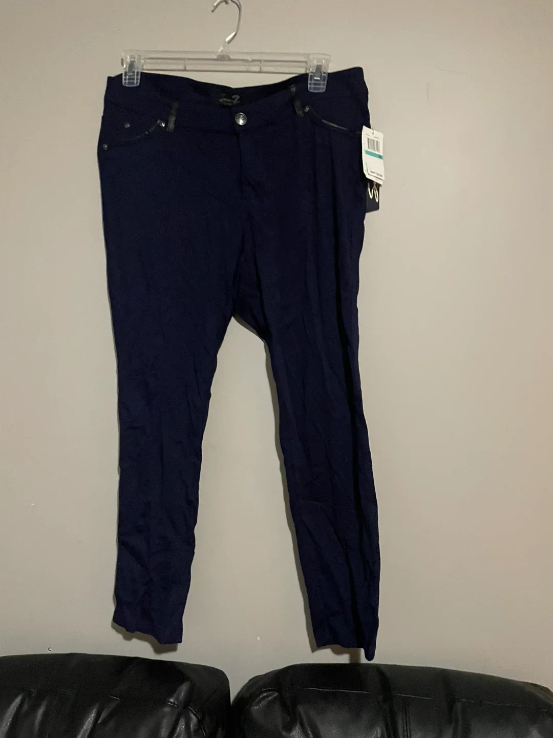 Seven7 Women's Navy Blue Pants - photo 3