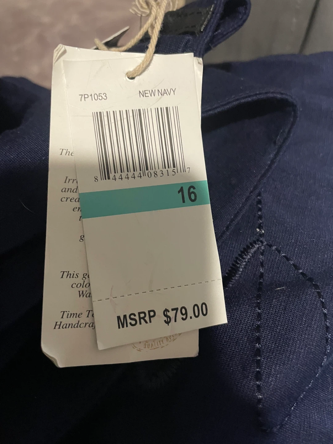 Seven7 Women's Navy Blue Pants - photo 2