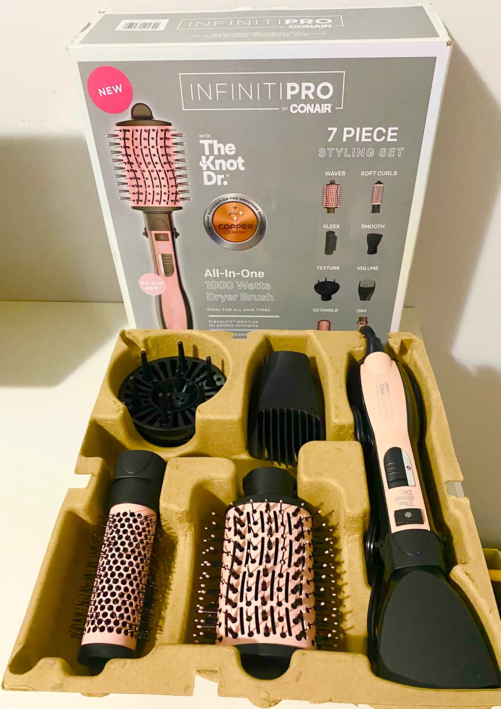 InfinitiPro by Conair 7-Piece Styling Set