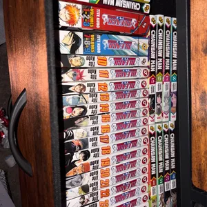 Chainsaw Man and Bleach Manga Volumes 1-29