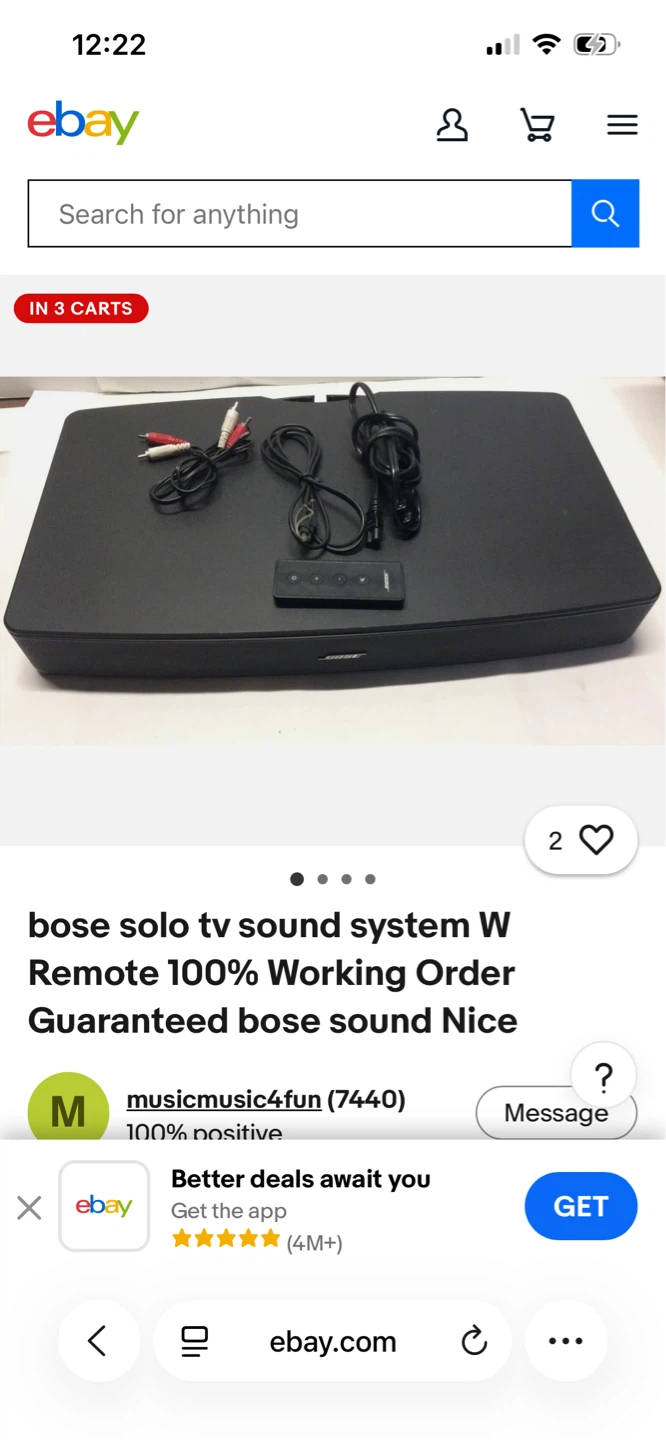 Bose solo surround speaker