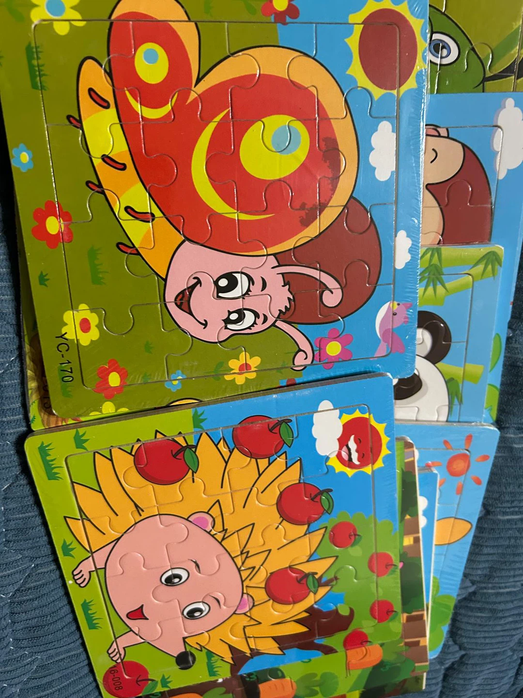 New - 9  sets  Wooden Puzzle for Kids - photo 4