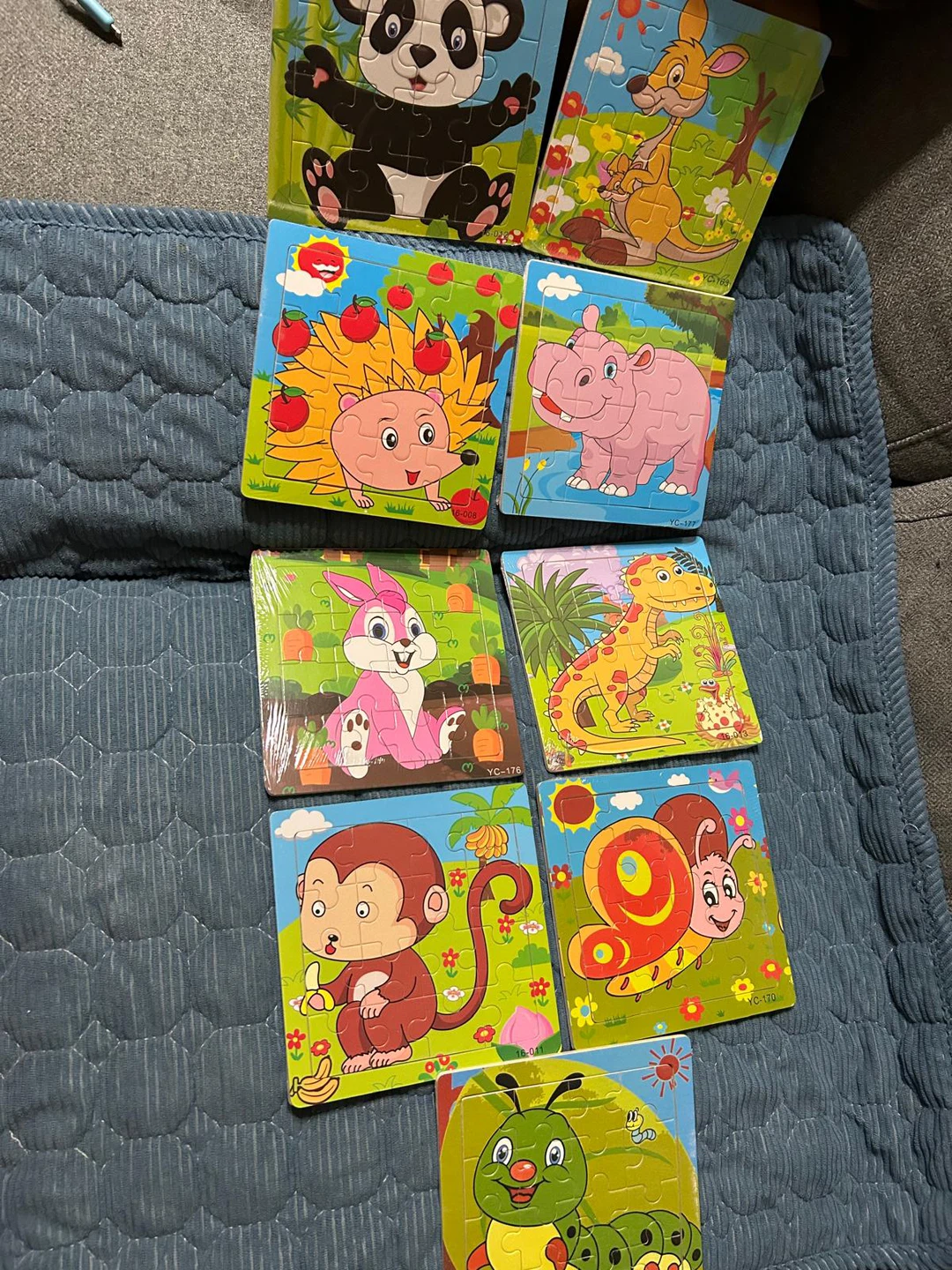 New - 9  sets  Wooden Puzzle for Kids - photo 5