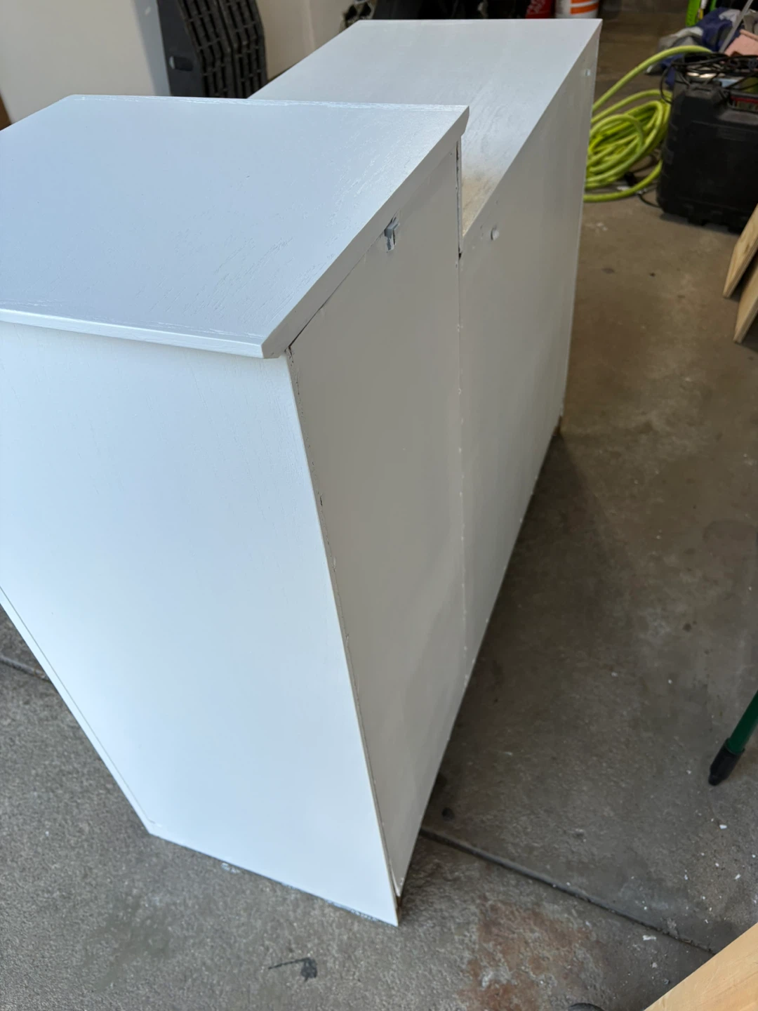 White Dresser with Drawers and Cabinet - photo 5