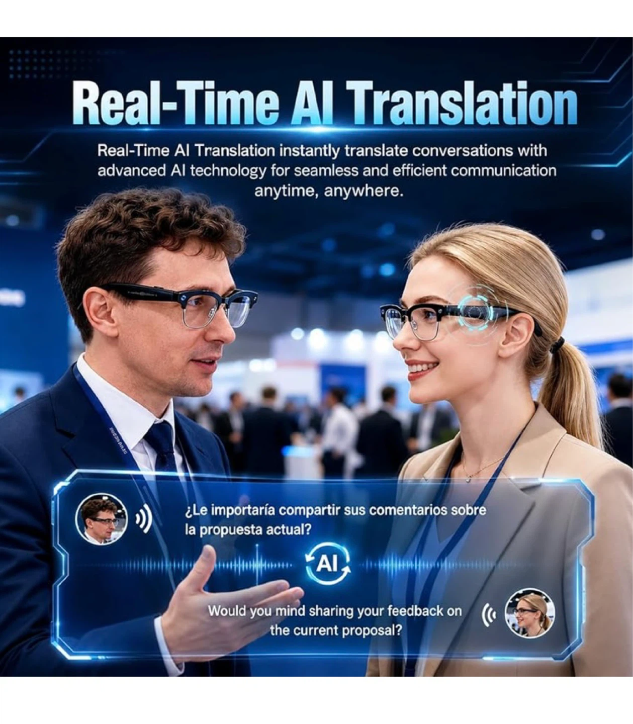 AI Smart Glasses with Camera - photo 5