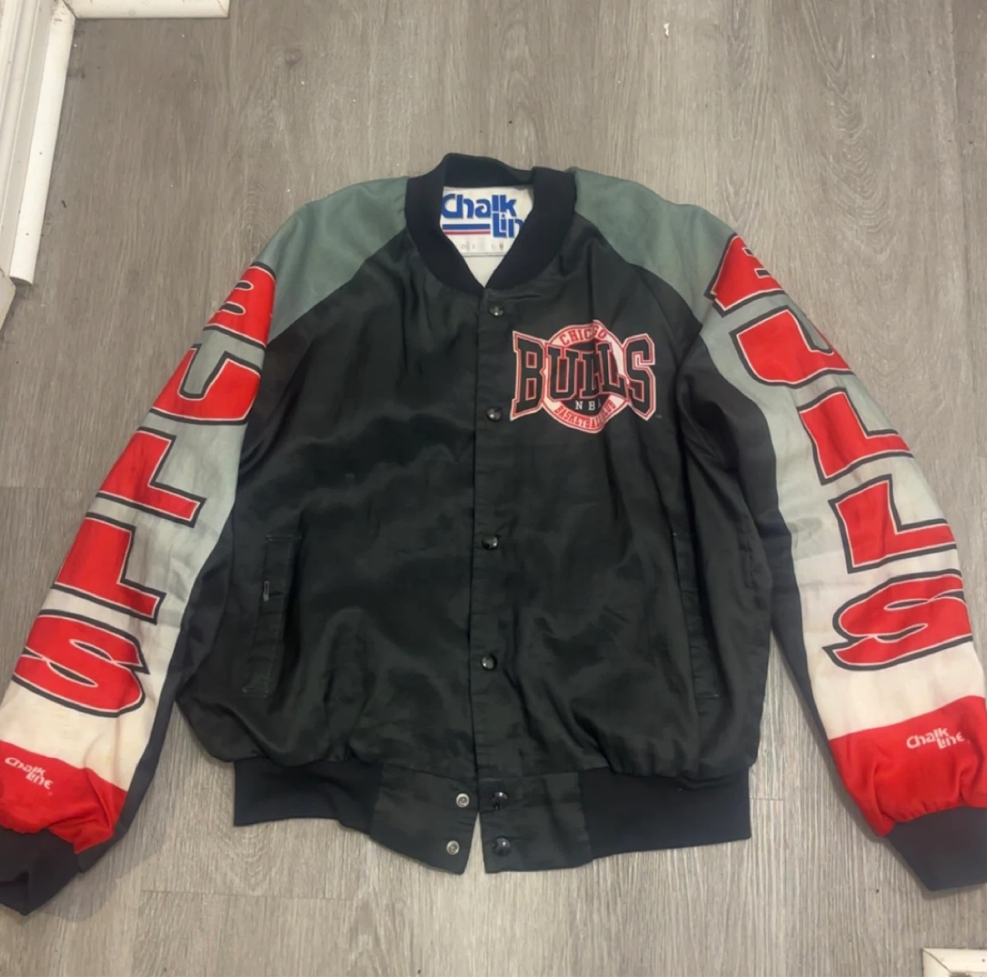 Chicago bulls chalkline 1990s