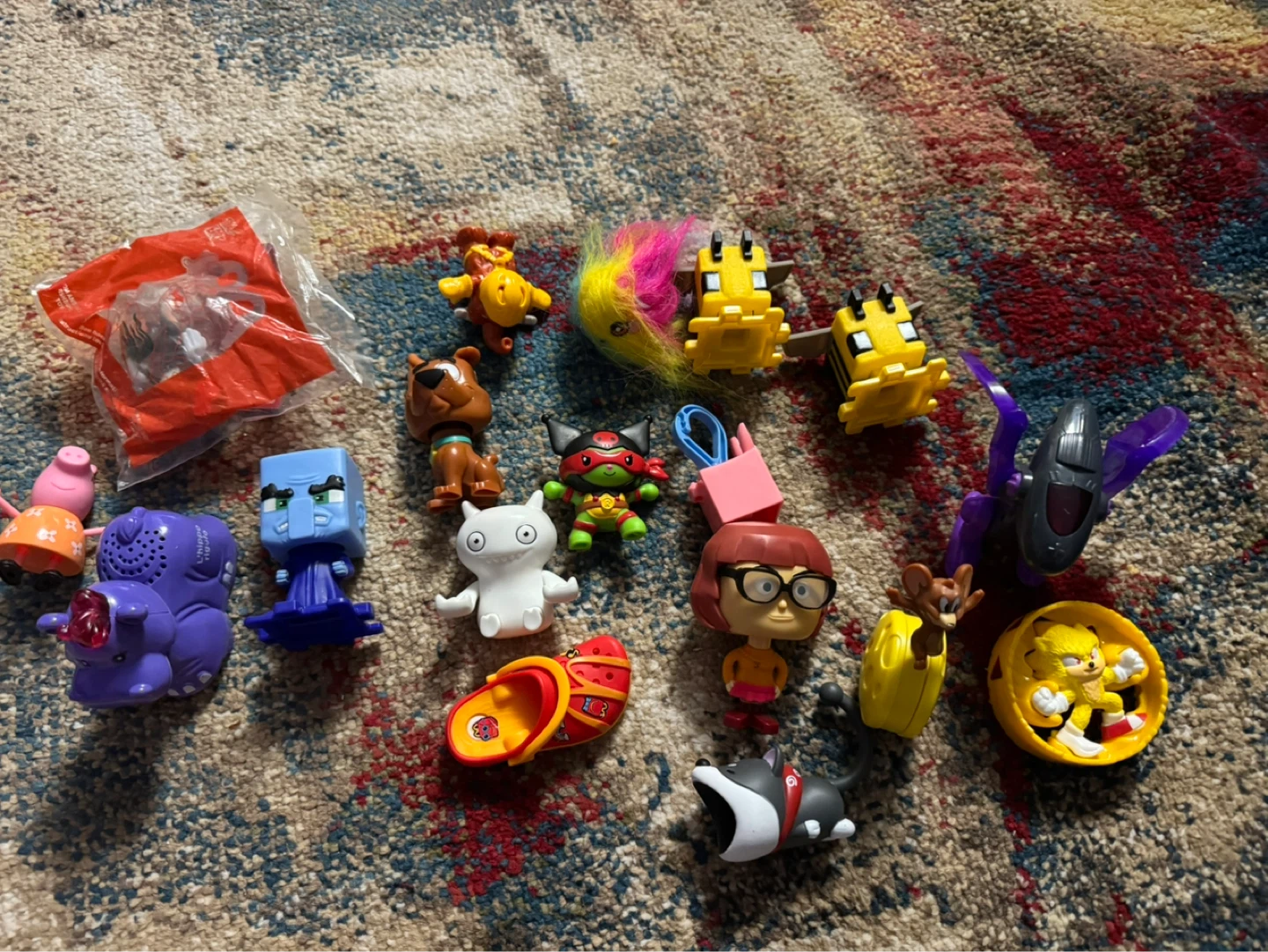 Assorted Kids Toy Figures Collection
