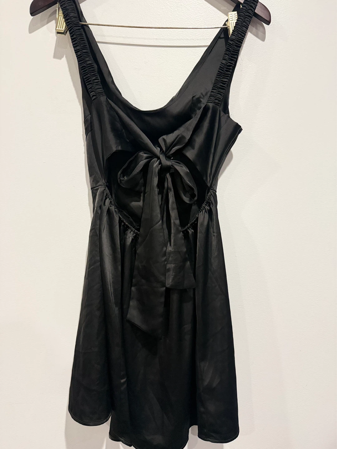 Brand new urban outfitter Black Satin Corset Dress - photo 3