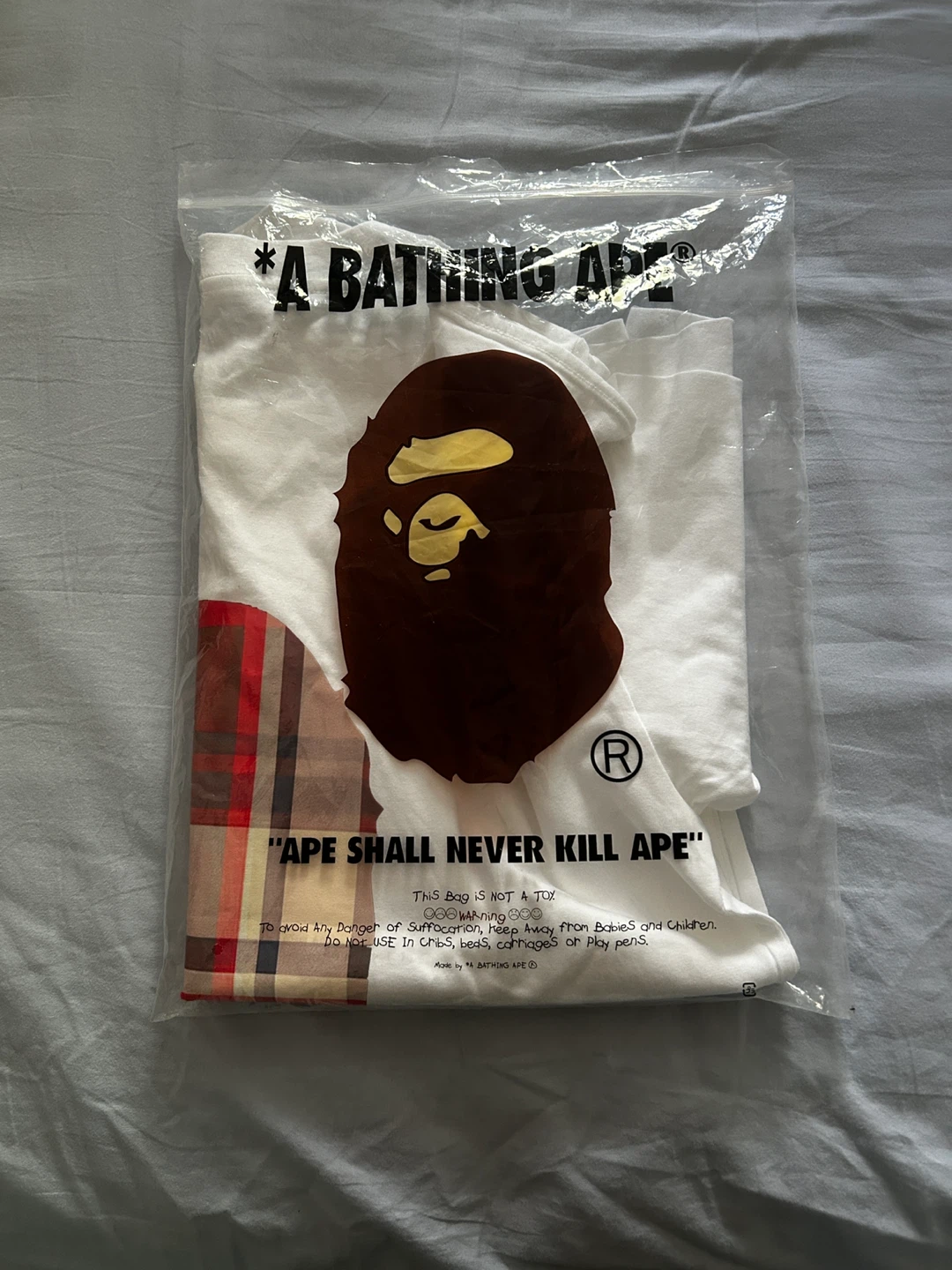 A Bathing Ape "Ape Shall Never Kill Ape" T-Shirt - Size M
