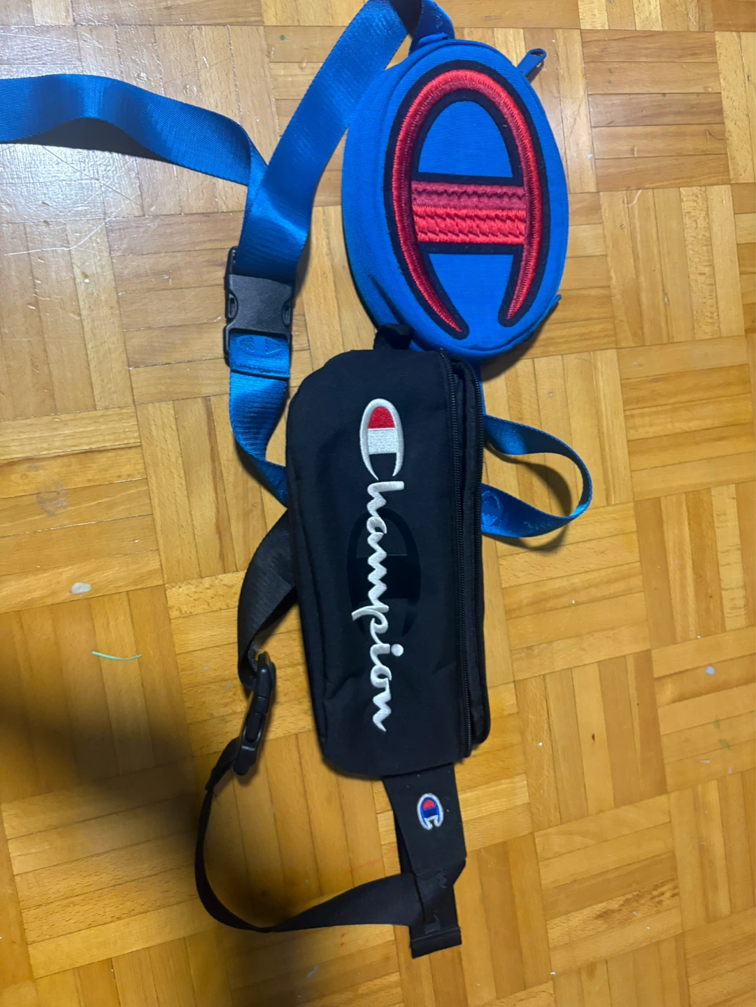 Champion Blue Crossbody Fanny Pack Bag