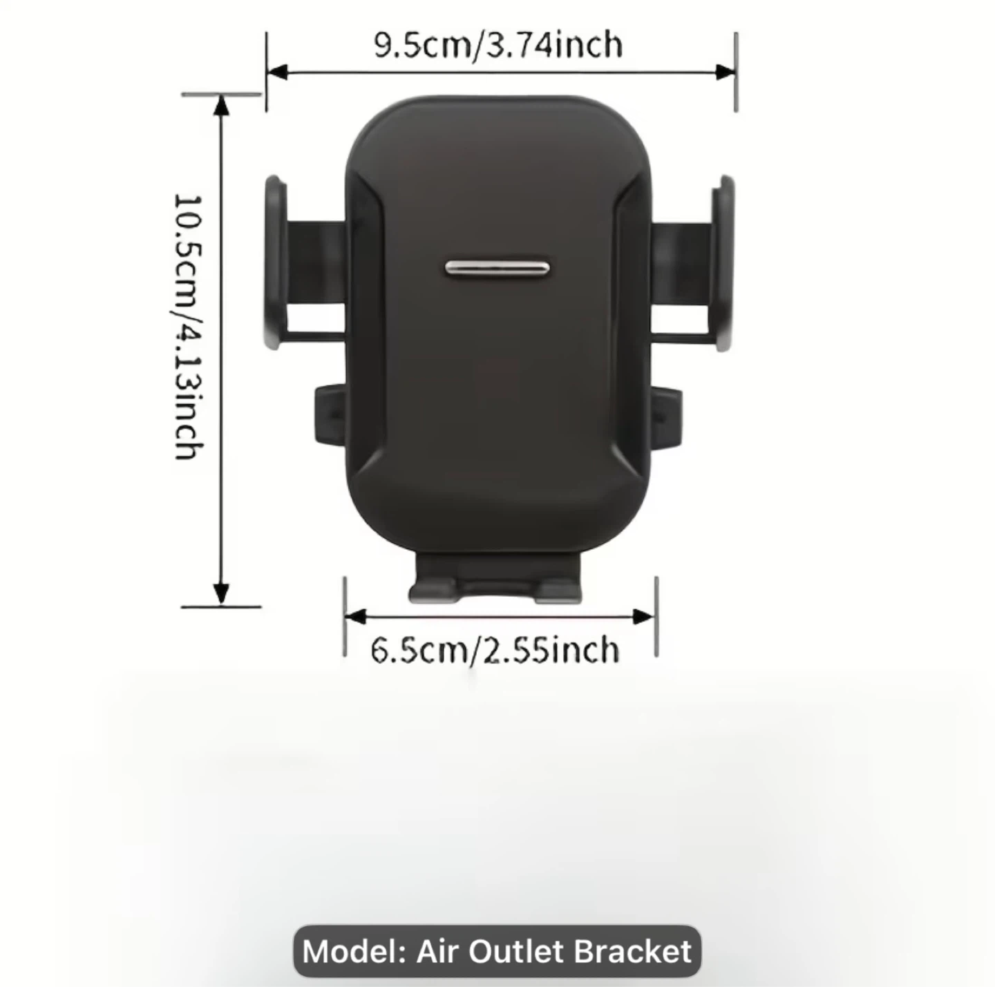 Car Air Vent Phone Mount, Hook Clip Design, 360 Degree Rotatable - photo 2
