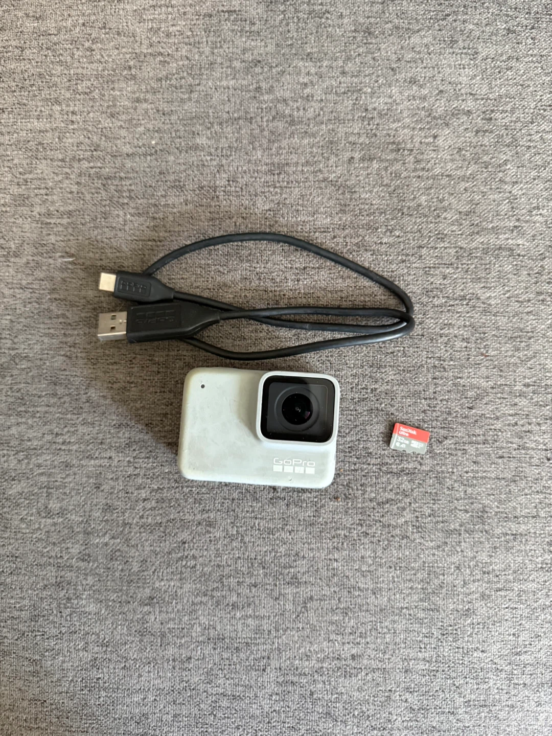 GoPro Action Camera with USB Cable and MicroSD Card