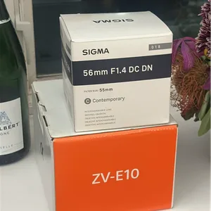 Sony ZV-E10 Mirrorless Camera with Sigma 56mm f/1.4 DC DN Lens