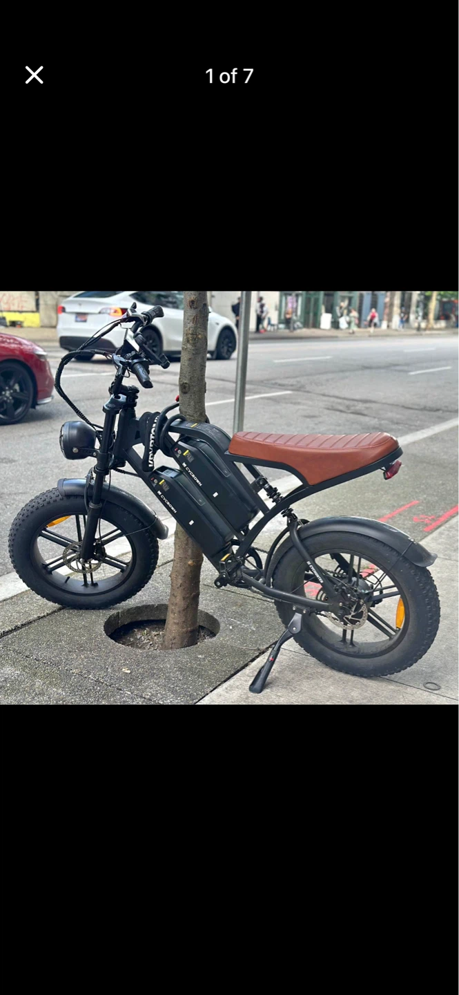 Cycrown cychunter dual battery moped style e-bike. - photo 4
