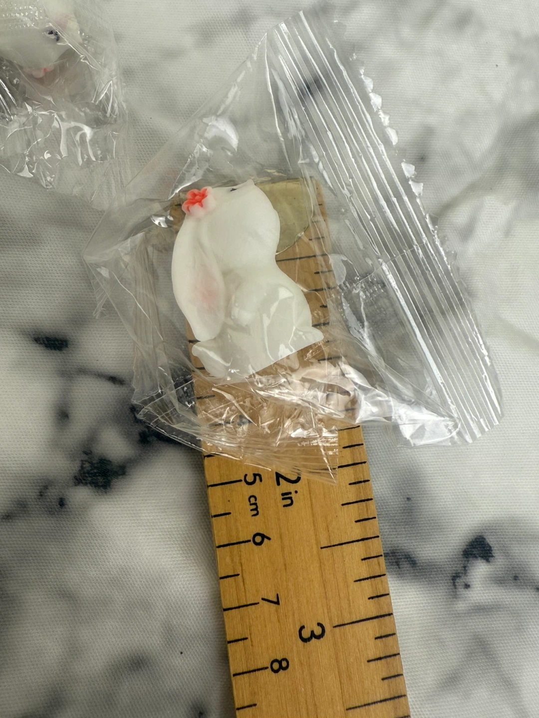 White Bunny Figurines 6pcs - photo 4