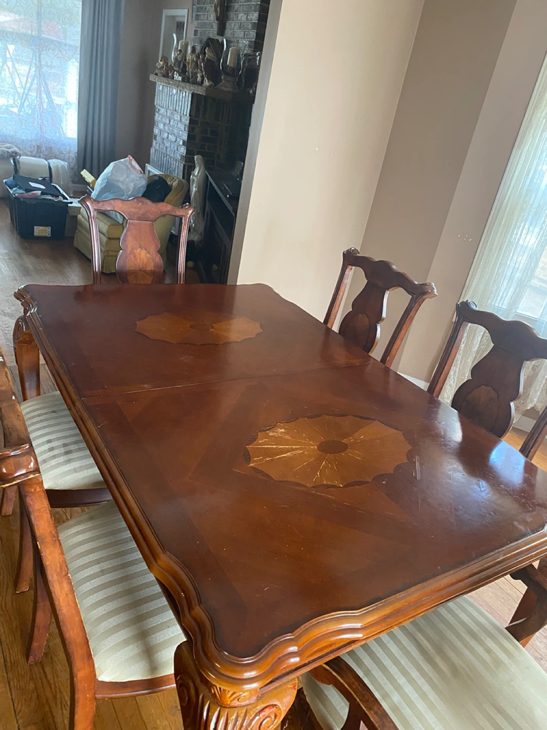 Dining table and 6chairs