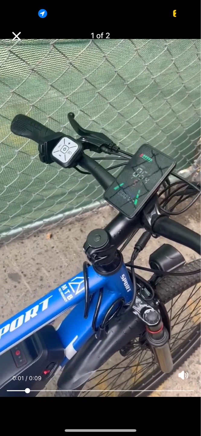 Blue Electric Mountain Bike - photo 2