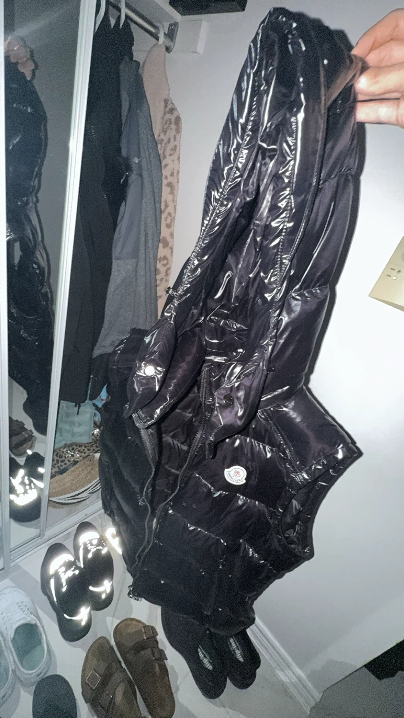 Moncler Black Puffer Vest