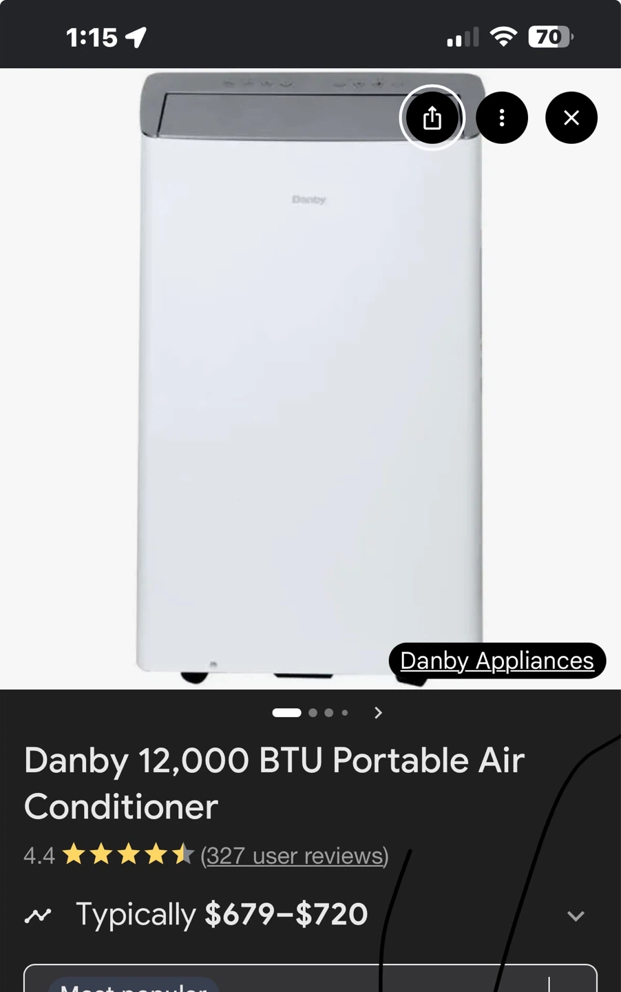 Danby a.c. portable - photo 4