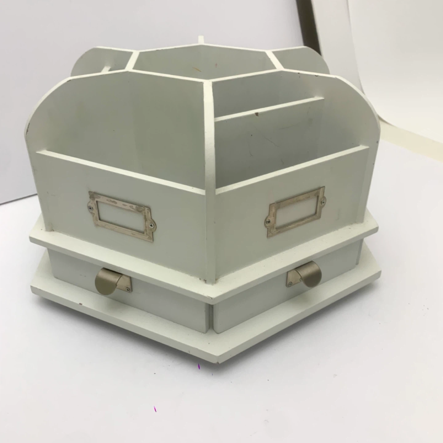 Desk Organizer Rotating Organizer Office Storage Desktop Caddy - photo 4