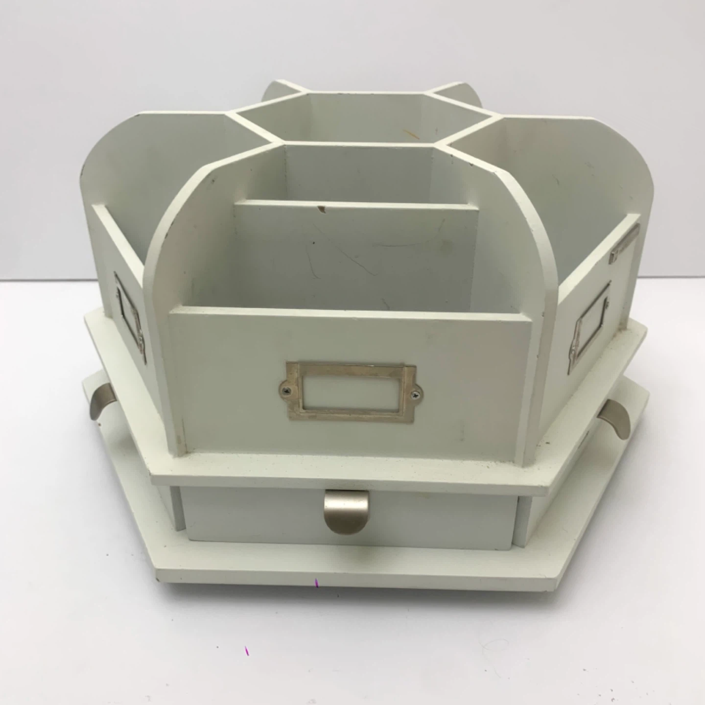 Desk Organizer Rotating Organizer Office Storage Desktop Caddy - photo 2